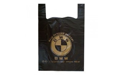 Пакет майка БМВ ЧЕРНЫЙ 42 х 65 14 гр /20 уп х 50шт/ (1000) НФ-00000008
