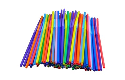 Трубочки для коктейля  5х210 с изгибом цветная /48х250шт/ (12000) 8271