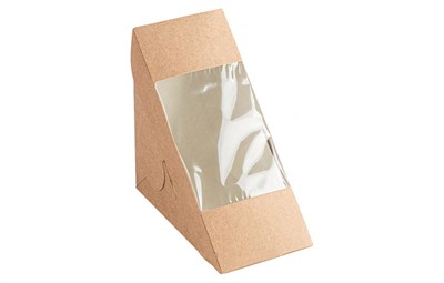 ДоЭко контейнер под сэндвичи ECO SANDWICH 70 130х130х70мм (50/500шт) 12700