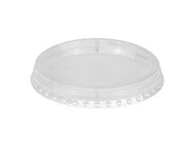 Крышка для стакана ПЭТ СТИРОЛ 95 диаметр ПЛОСКАЯ без отверстия 1000 шт. в кор./50 шт. НФ-00000596