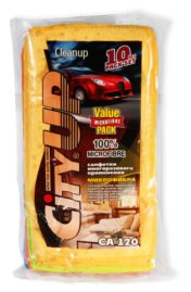 Тряпка микрофибра СИТИ АП 30 х 30 см 10 шт. в уп. 40 шт. в кор. арт. 120 НФ-00000674