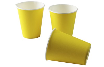 Бум стакан Л-ПАК 0,250л диам 80мм ГН Желтый (1000шт) 15682