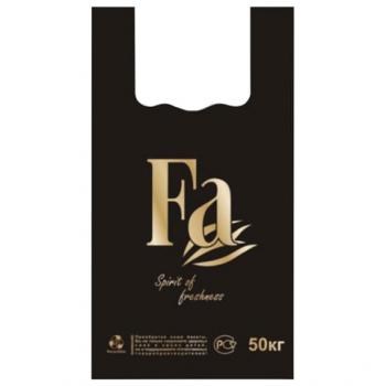 Пакет майка "Фа" ЧЕРНЫЙ 30 х 55 7 гр /40 уп х 50 шт/ (2000) НФ-00000986