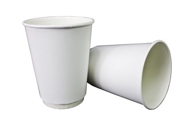 Бум стакан Виридо 0,350л диам 90мм ГН Белый 2-х слойн. /16уп * 25шт/ (400шт) 9953