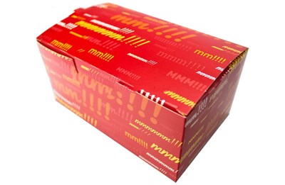 Короб под нагетсы 9шт цветной МЕГА 140х85х65 (500шт) 14856