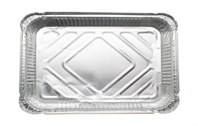 Алюмин. формы прямоуг., L-край, 880 мл, 218*156/180*118 h=38мм 50 шт (600) 10457