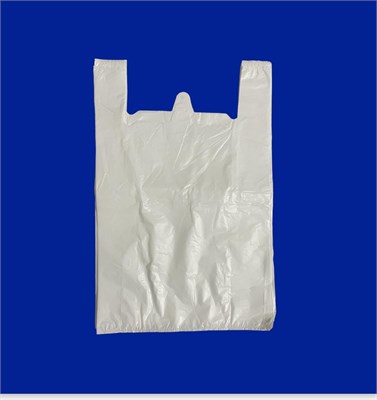 Пакет майка БЗП БЕЛЫЙ БЕЗ ПЕЧАТИ 28 х 50 3,5 гр /50 уп х 100 шт/  (+/- 10шт) (5000) НФ-00001305