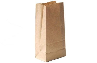 Пакет крафт без ручки б/п 120х80х250 крафт бурый 50г (25/1500шт) Виридо 17260