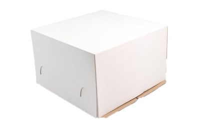 ДоЭко Короб для тортов белый EB 190 300х300х190 NEW Патичерри (50шт) 16217