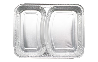 Алюмин. формы прямоуг., L-край, 840 мл, 227*177/195*145 h=30мм 50 шт (400) 10428