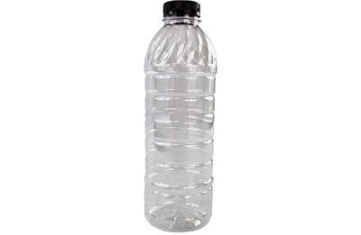 Банка ПЭТ Сок 1,0 л (100 шт) + черная/белая крышка №38 12991