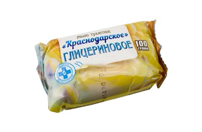 Мыло туалетное фасов. 100гр Глицериновое (66шт/кор) Меридиан 14712