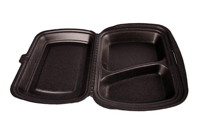 Ланч бокс LB-2 ЧЕРНЫЙ   /248*204*60/   РЗУП   (100шт)  14823