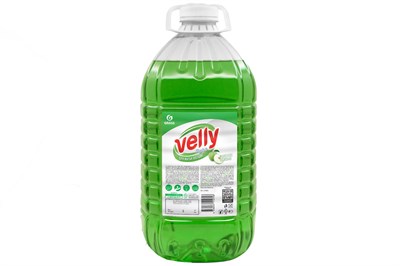 БХ GraSS Средство для мытья посуды Velly(Велли) light Зеленое яблоко 5кг 1/4 125469  НФ-00006446