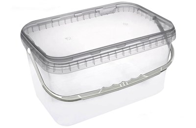 Ведро   11л   прозрачное прямоугольное   /366*243*190/   Альянс-Упак   (20шт) 5354