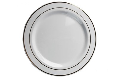 Тарелка  д 230 с каемочкой ПОЛОСКИ PLMA ВИНТАЖ /20уп*10шт/10уп*20шт (200шт) 11779