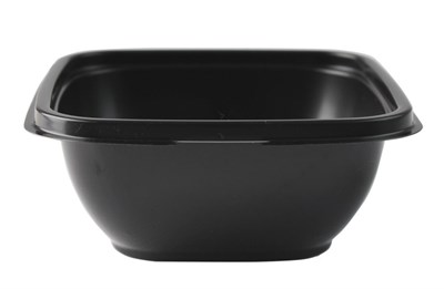 Контейнер Стирол СпК-1212 "Кубик" ПЭТ черный 0,500л  126*126*60 /10уп*50шт/ (500шт)  НФ-00008239