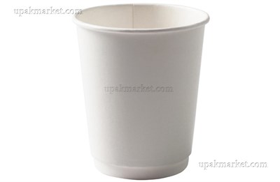 Бум стакан Виридо 0,250л диам 80мм ГН Белый 2-х слойн.  /20уп * 30шт/ (600шт) 9956