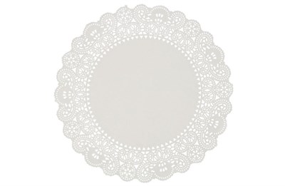 Салфетки кругл. d=20 см ажурные (8упх250шт) Горница/Авиора 3953