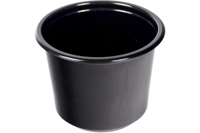 Контейнер круглый герметичный Д-Полимер 0,500л d-115 /10уп*50шт/ (500шт) черный 18620