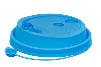 Крышка для стак. Покров д.80мм (0,250/0,330л) голубая (20уп х50шт)  (1000шт) 19466