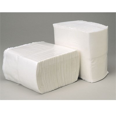 Салфетки бумажные Plushe (плюше) для настол. дисп. 1 слой 300л, белый, 1/36 в уп ЮГ НФ-00015372