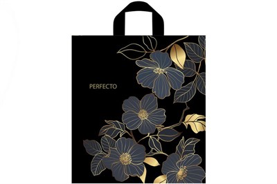 Тико Перфекто 37х40  Цветы / 25шт в уп/ ПВД 95мкм (300шт) петля 20057