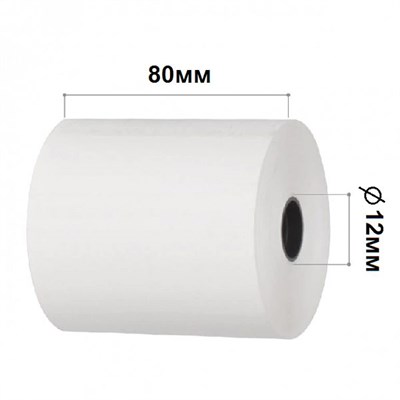 Термолента (кассовая) 80х12 мм втул. (80 м) 1/45 шт. НН НФ-00016371