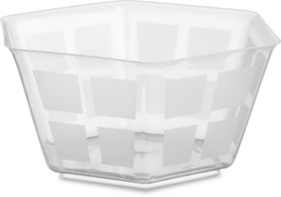 Креманка "Снежинка" М 250 мл прозрачная PS  (25шт/12упак) 300 шт. 20458