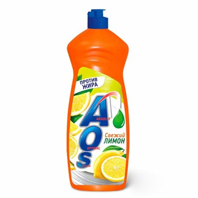 Средство для посуды АОС Лимон 900мл (12шт/кор) Нэфис НФ-00016604