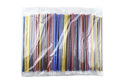 Трубочки для коктейля в инд.пп.уп. 5х240 прямая цветная /28х250шт/ (7000) СПЛ 20643