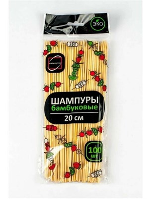 Стек 20см (Палочки для шашлыка) 100шт х 150уп Континент НФ-00017658