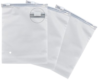 Пакет Зип Лок с бегунком 25*30 матовый с отверстием 140мкм(70+70) 50/1500 НФ-00018249