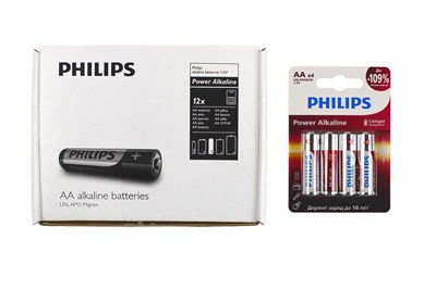 Батарейка PHILIPS АА/LR6 BL4 (48шт) 21755