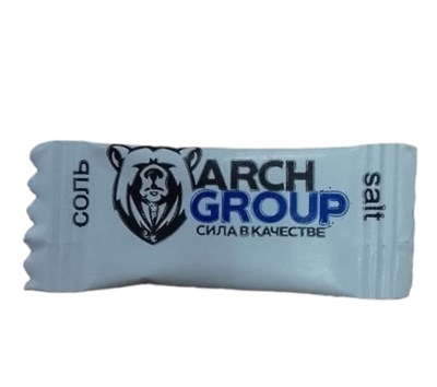 Соль порционная ARCH GROUP(АРЧ ГРУПП) в бум.упаковке 1 гр (5кг/5000 стиков) НФ-00018515