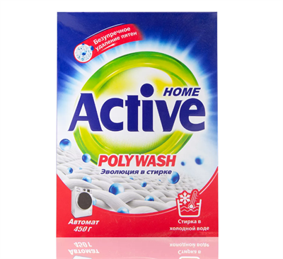Стиральный порошок универсальный Active (Актив) автомат 450 гр ИРАН 1/24 НФ-00018799