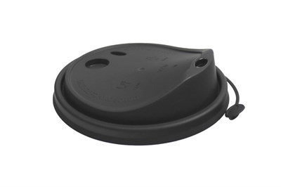 Крышка для стак. тип К Покров д.90мм ПП Чёрная 20уп.х 50шт.(1000шт.) 22171