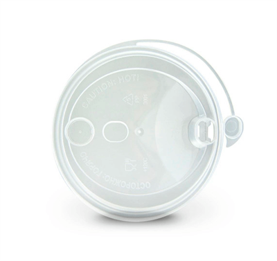 Крышка для стак.Покров д.90мм(0,300-0,500л)прозрачная МАТОВАЯ(20уп х50шт)(1000шт) ВЗЛП (3001М/П) КП НФ-00019436