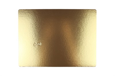 Подложка картонная 1,5мм 300х400мм золото/жемчуг ФИН (50шт) 23400