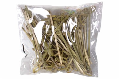 Пика "Узелок" 12см  зеленый /100шт/ LINGER (40уп)																														 23727