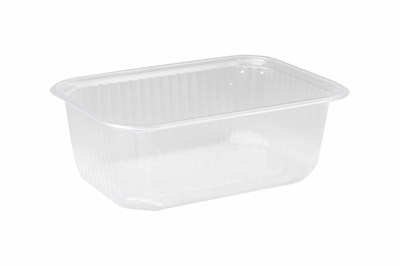 Контейнер прямоуг. низкий 1000 мл прозрачный СПК 186*132*64 /5уп*100шт/ (500шт) 24022
