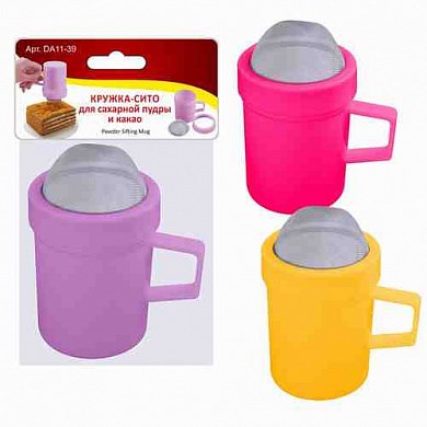 Кружка-сито для сахарной пудры и какао 12*6,8*19см. НФ-00022420