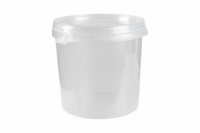 Ведро/крышка 5,6л прозрачное  /222*193/   (30шт.в кор.) ВЗЛП 1582ПКП НФ-00025736