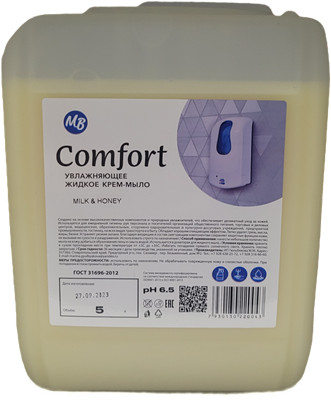 Крем-мыло МВ "Молоко и мед" 5 л НФ-00023345