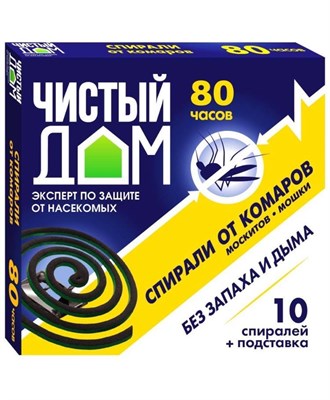 Спирали от комаров Чистый Дом 1/60 НФ-00023459