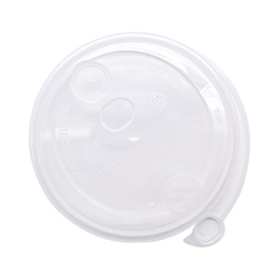 Крышка для стак. Покров д.90мм  (0,300-0,500л)прозрачная МАТОВАЯ (20упх50шт) (1000шт) ВЗЛП (3001М/П) НФ-00023637