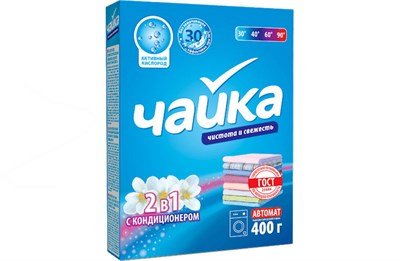 СП ЧАЙКА автомат 400 г 2в1 с кондиционером (18шт/уп)  НФ-00024122