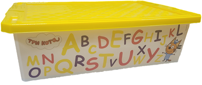 Контейнер детский 30л. ТРИ КОТА Обучайка читай НФ-00024704