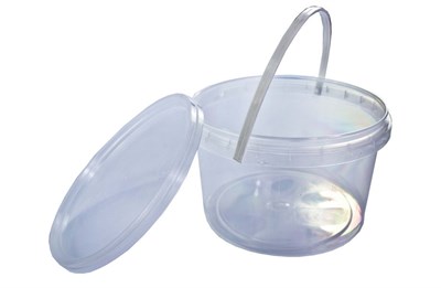 Крышка к ведру 2л прозрачное круглое  д. 156  1/420 ЮГ НФ-00024799