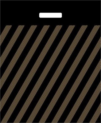 Пакет ПЭ с вырубной ручкой 40х48+3см (45) (Полоса) Артпласт (х50/600)  НФ-00024801